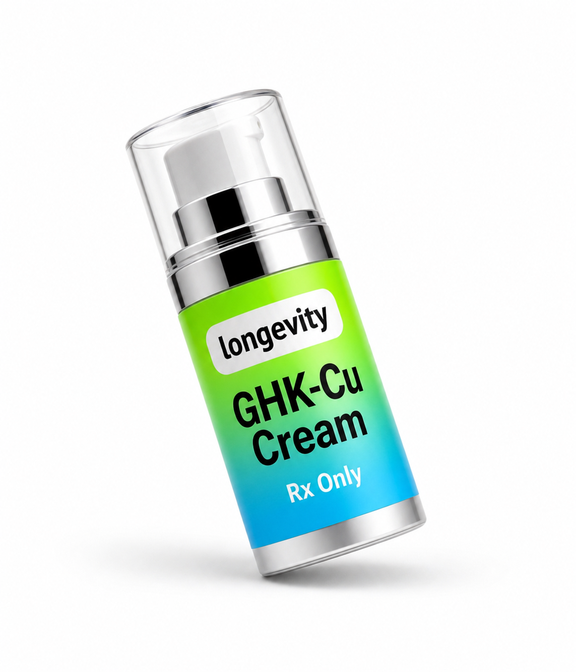 GHK-Cu Cream prescription pump bottle