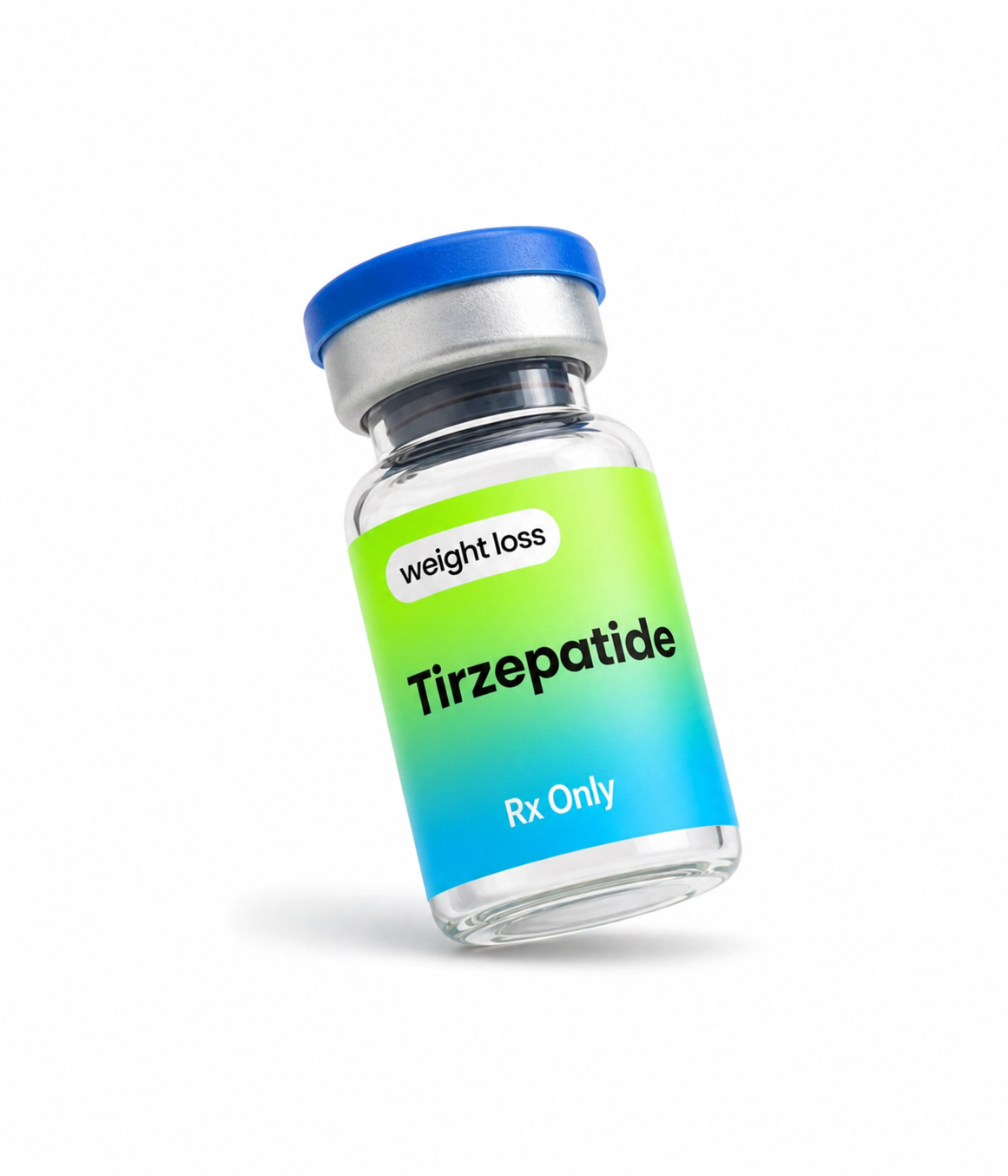 Tirzepatide prescription vial